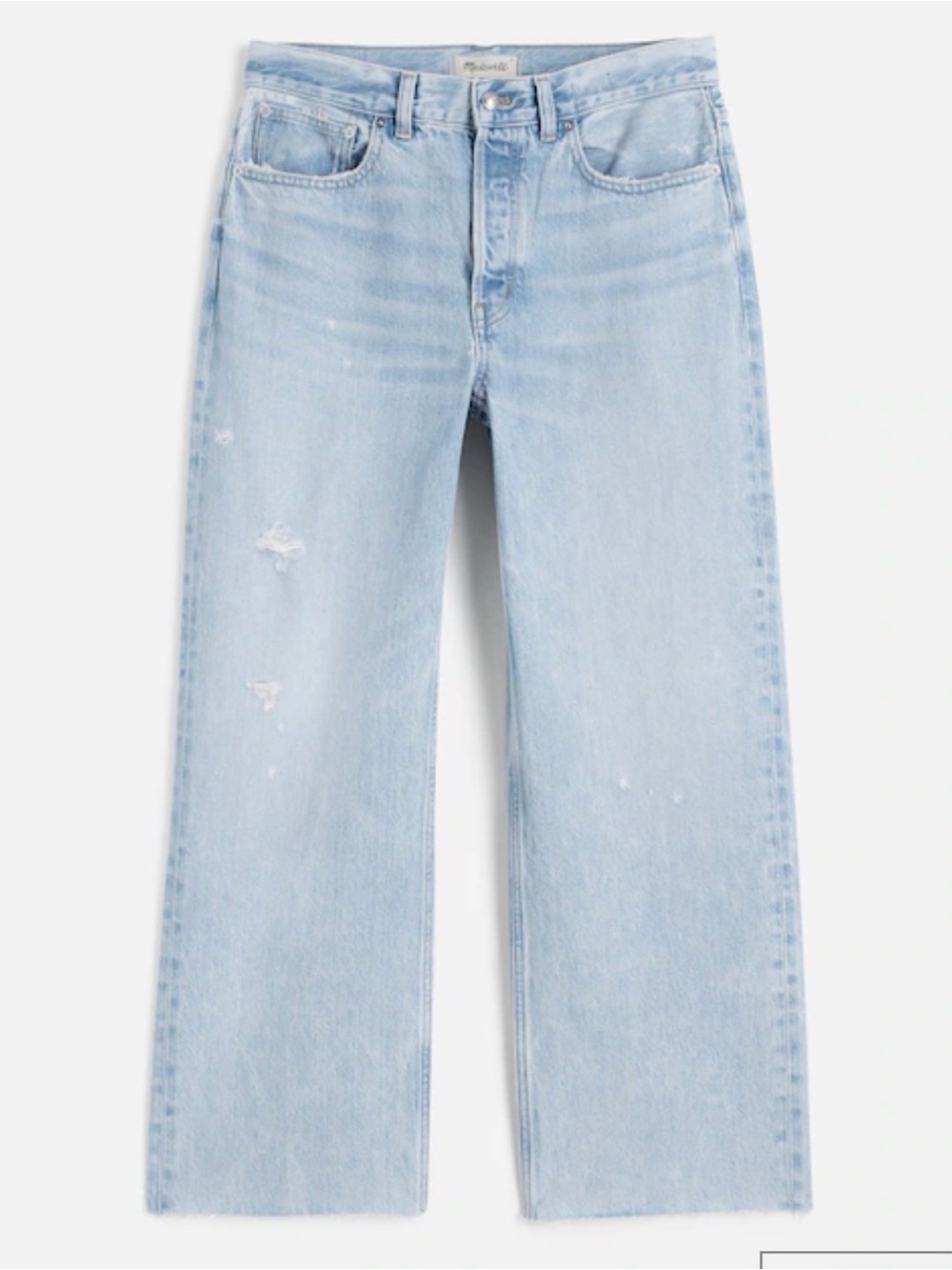 Madewell Light Blue Straight-Leg Jeans
